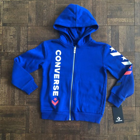 converse star chevron fz hoodie